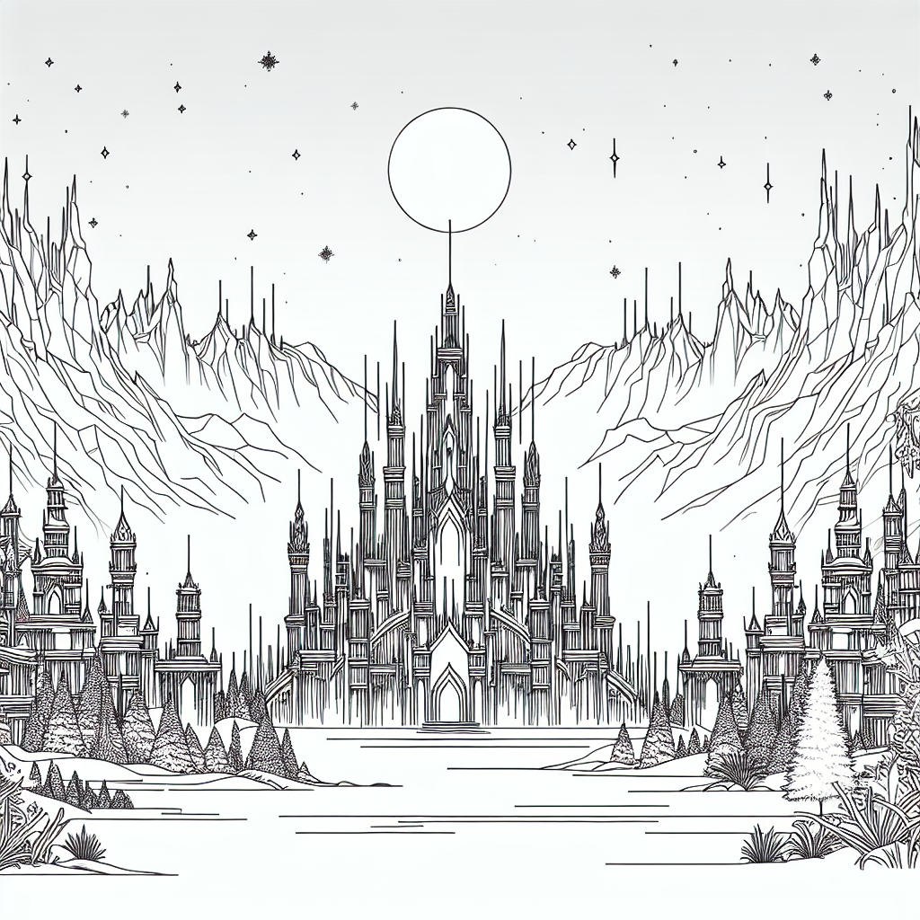 Elsa's snowy kingdom