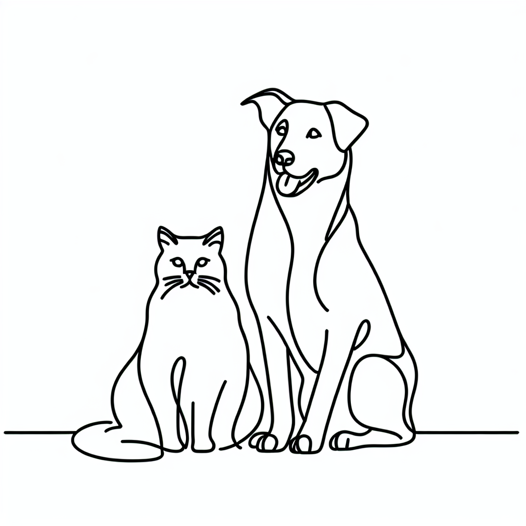 cat with dog