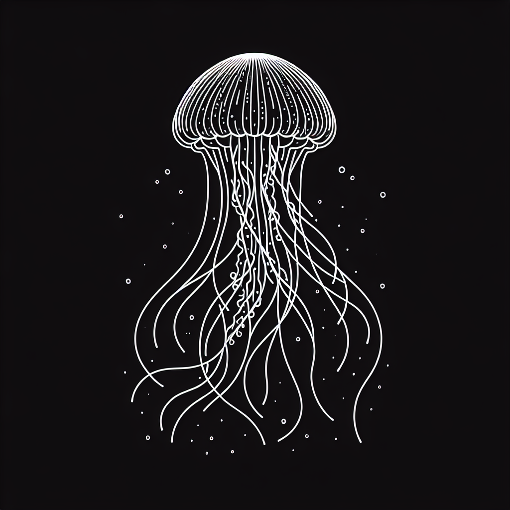 mesmerizing movement of jellyfish