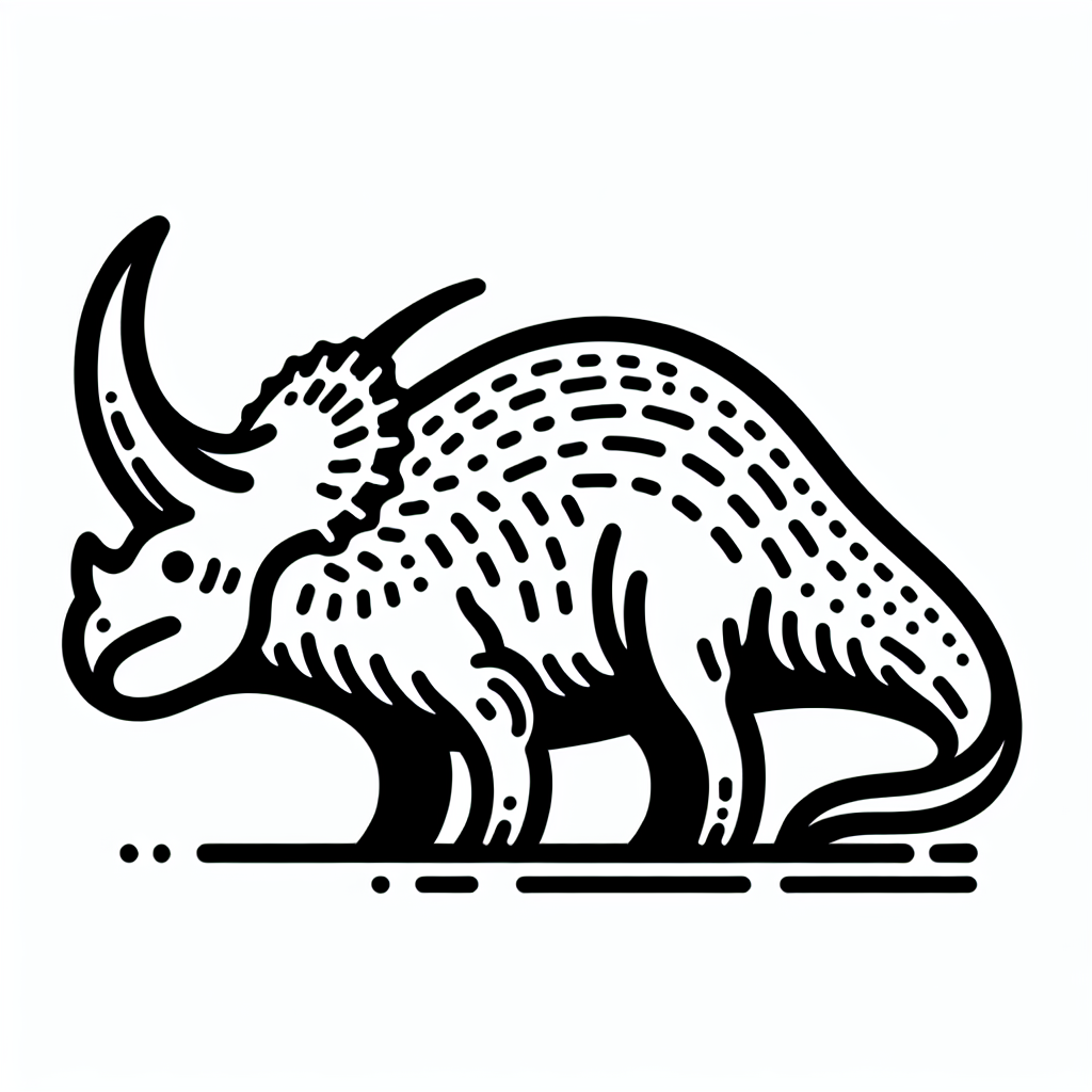 pre-historic horned dinosaur