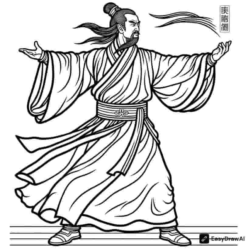 Zhuge Liang summoning the eastern winds