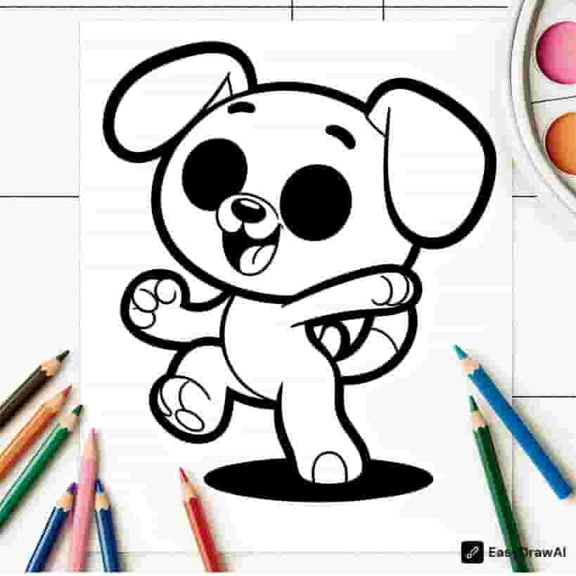 Snoopy dancing joyfully