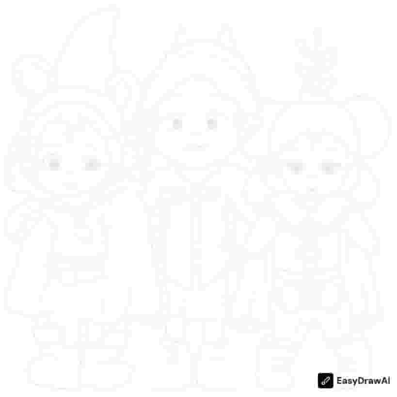 a group of children in cute Halloween costumes