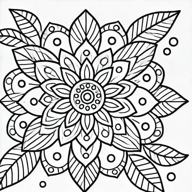 Nature coloring pages