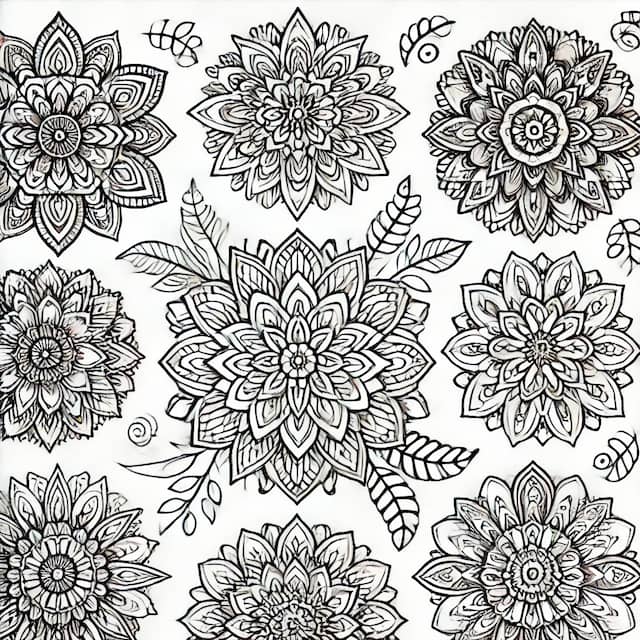 Plants coloring pages