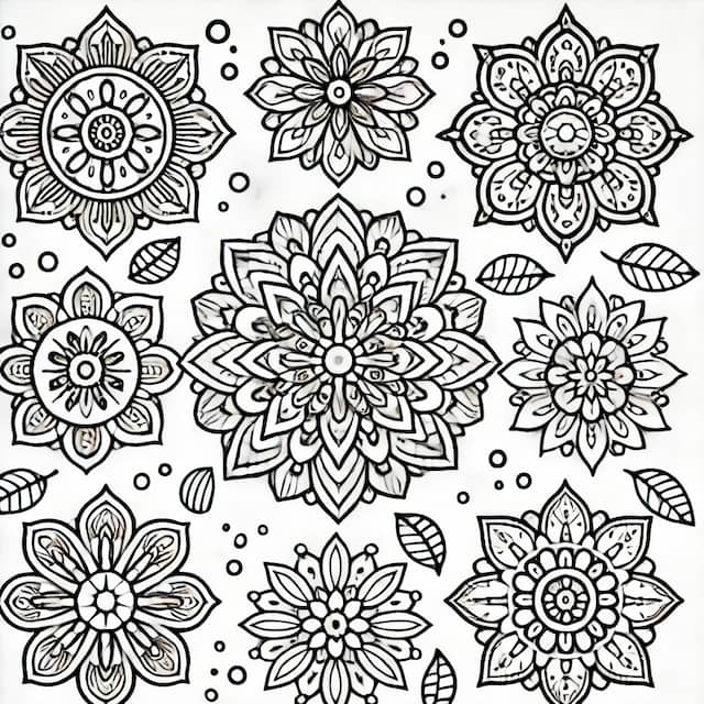 Plants coloring pages