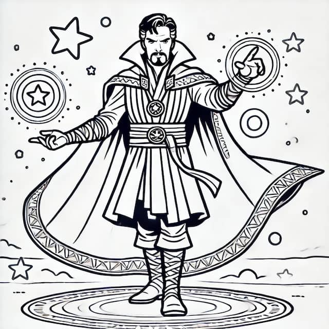 Characters coloring pages