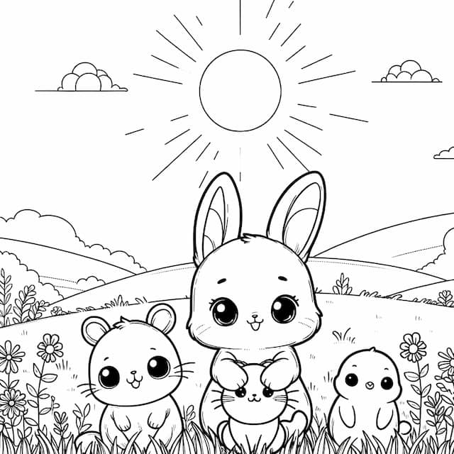 Animals coloring pages