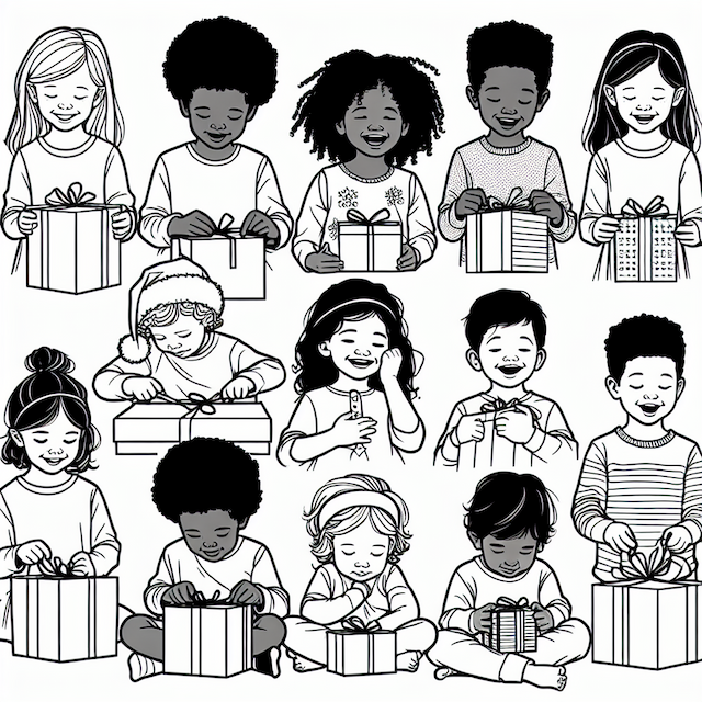 Celebrations coloring pages