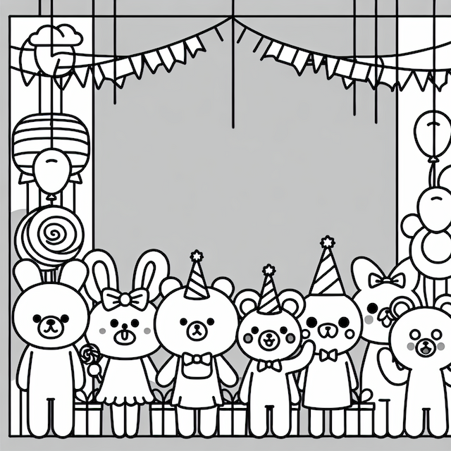 Celebrations coloring pages