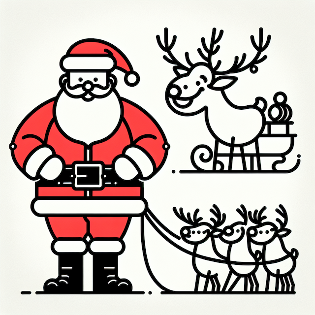 Holidays coloring pages