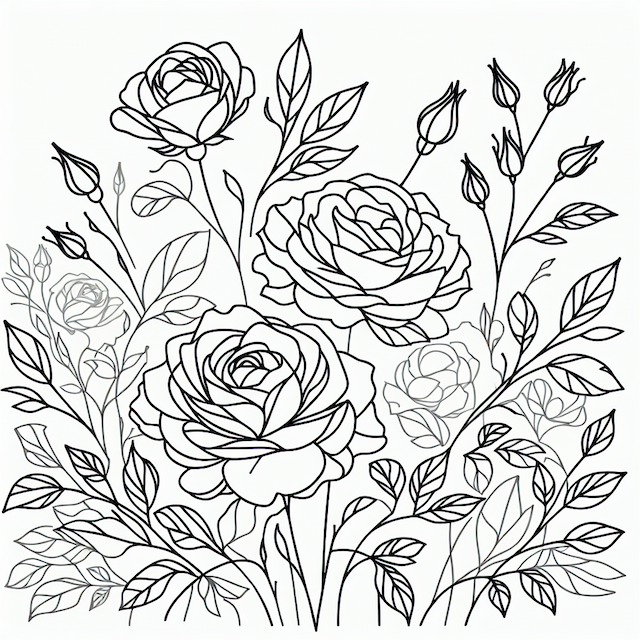 Plants & Flowers coloring pages