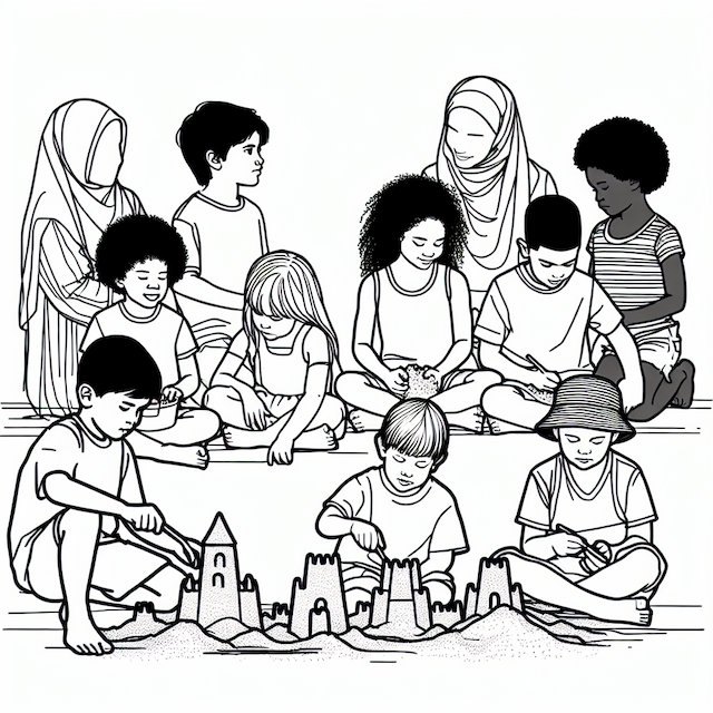 Seasons coloring pages