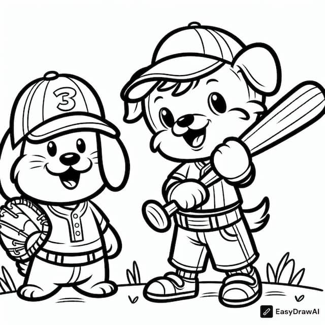 Sports coloring pages