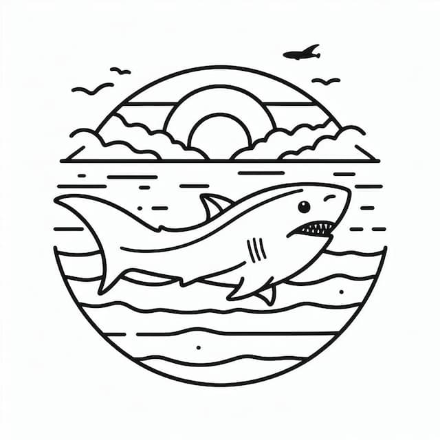 shark-coloring-pages