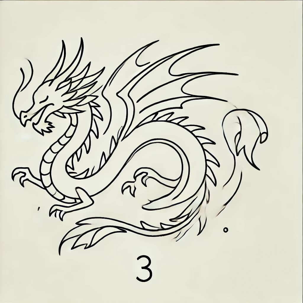 dragon coloring pages