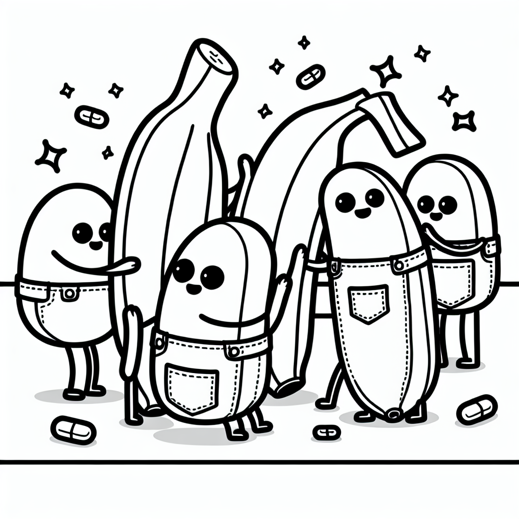 minion banana party coloring pages