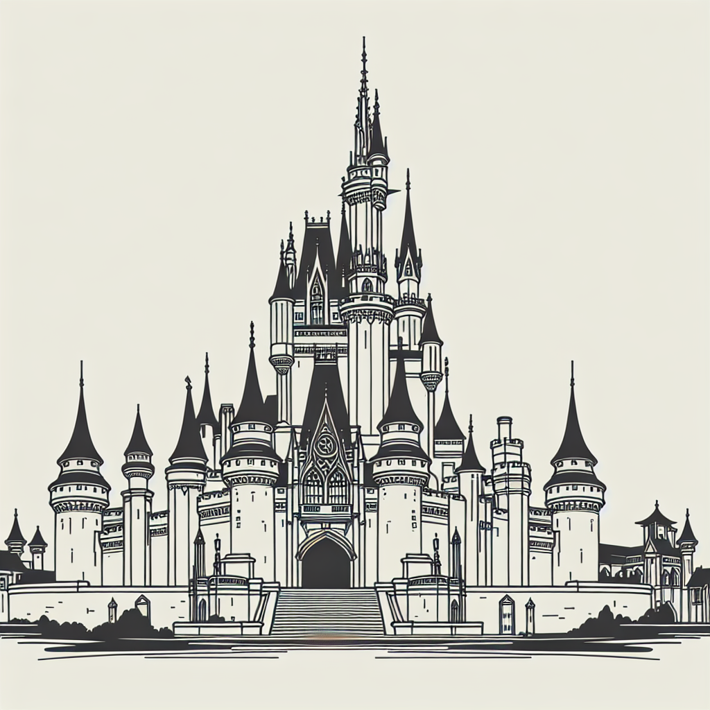 hogwarts castle at night coloring pages