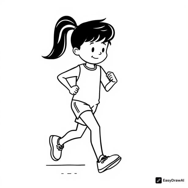 a habit tracker for runners coloring pages