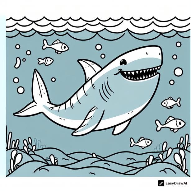 megalodon coloring pages