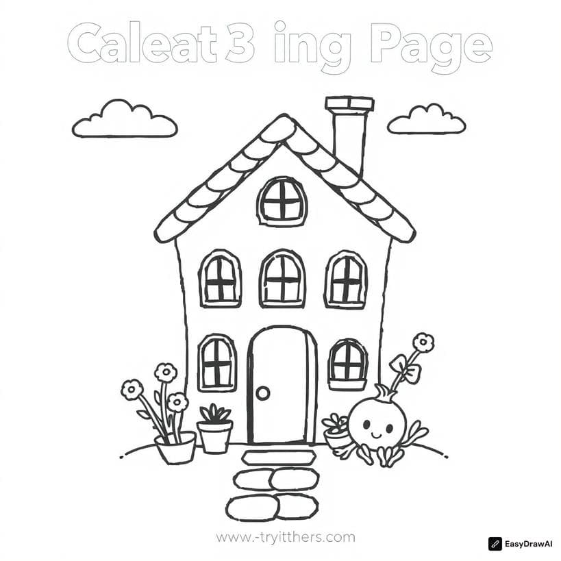 casa coloring pages